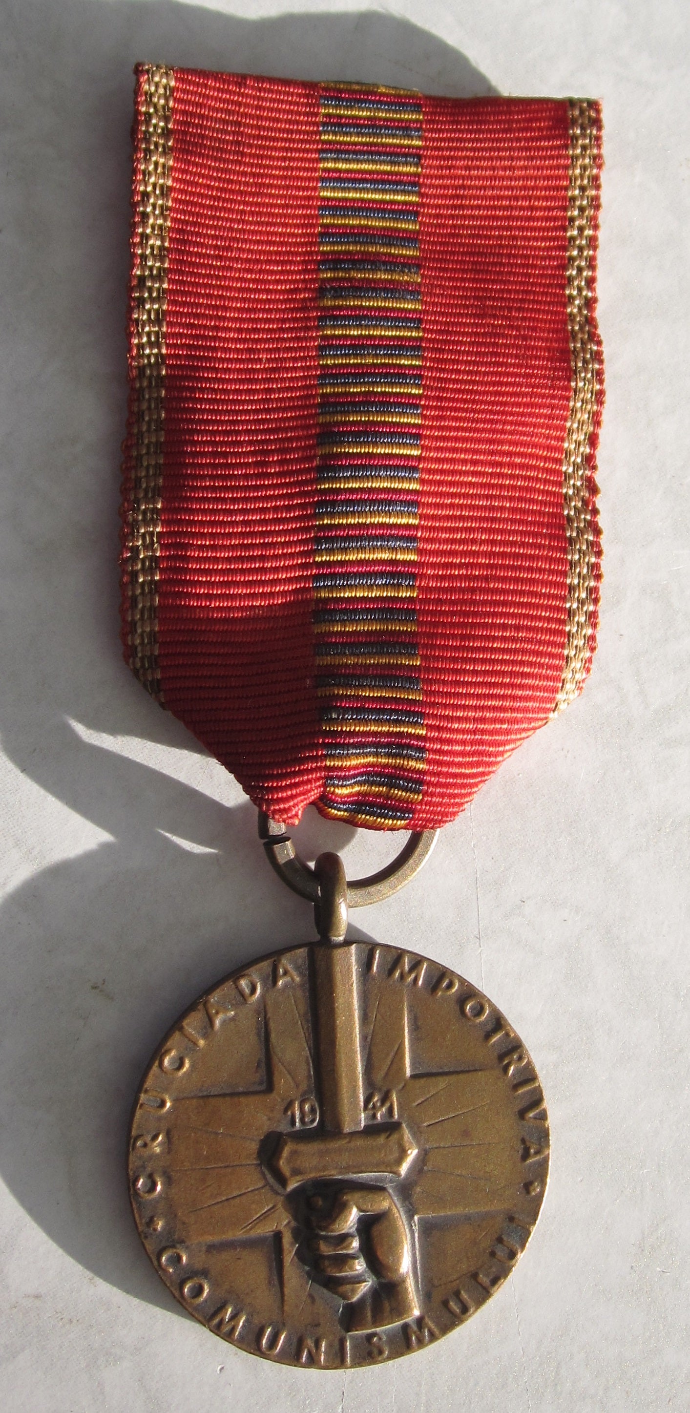 Medaille Kreuzzug gegen den Kommunismus / Rumänien 1941