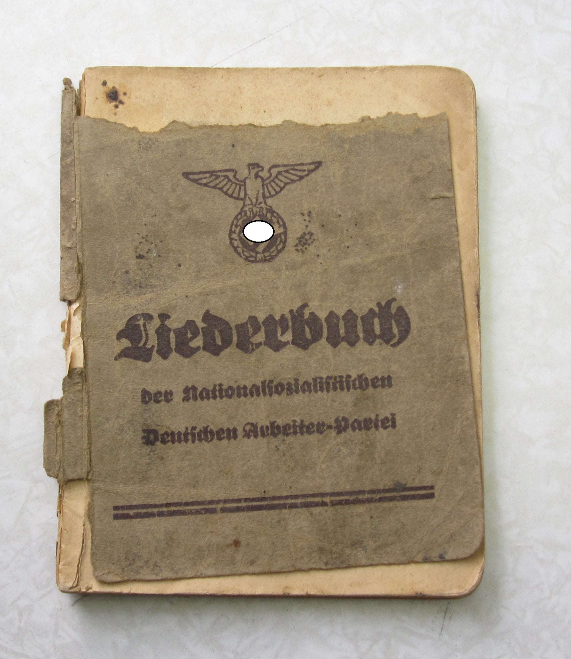 Originalausgabe Heft / Buch Liederbuch der Nationalsozialistischen Deutschen Arbeiter Partei DAP NSDAP