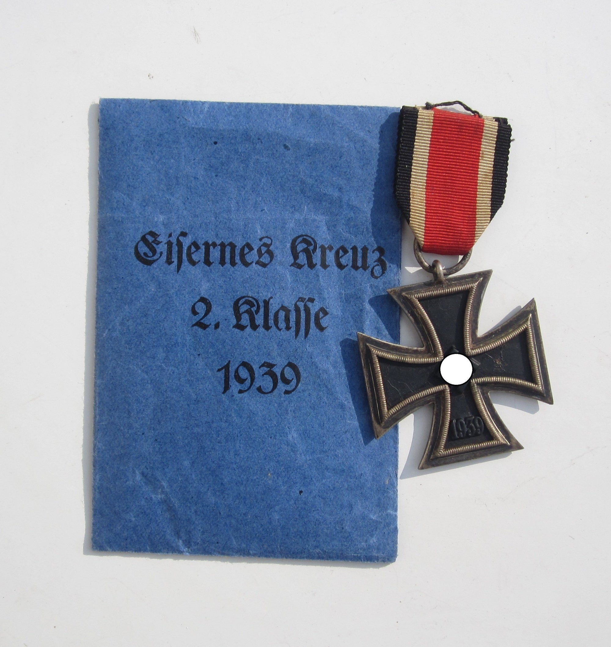 Eisernes Kreuz 2.Klasse 1939 in Verleihungstüte (EK2/39)