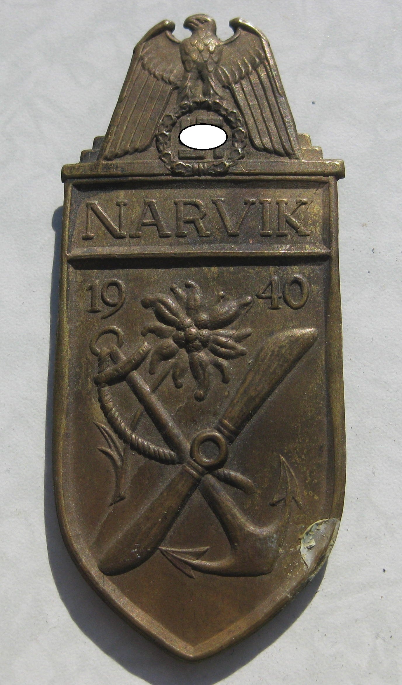 Narvikschild 1940 -Sammleranfertigung-