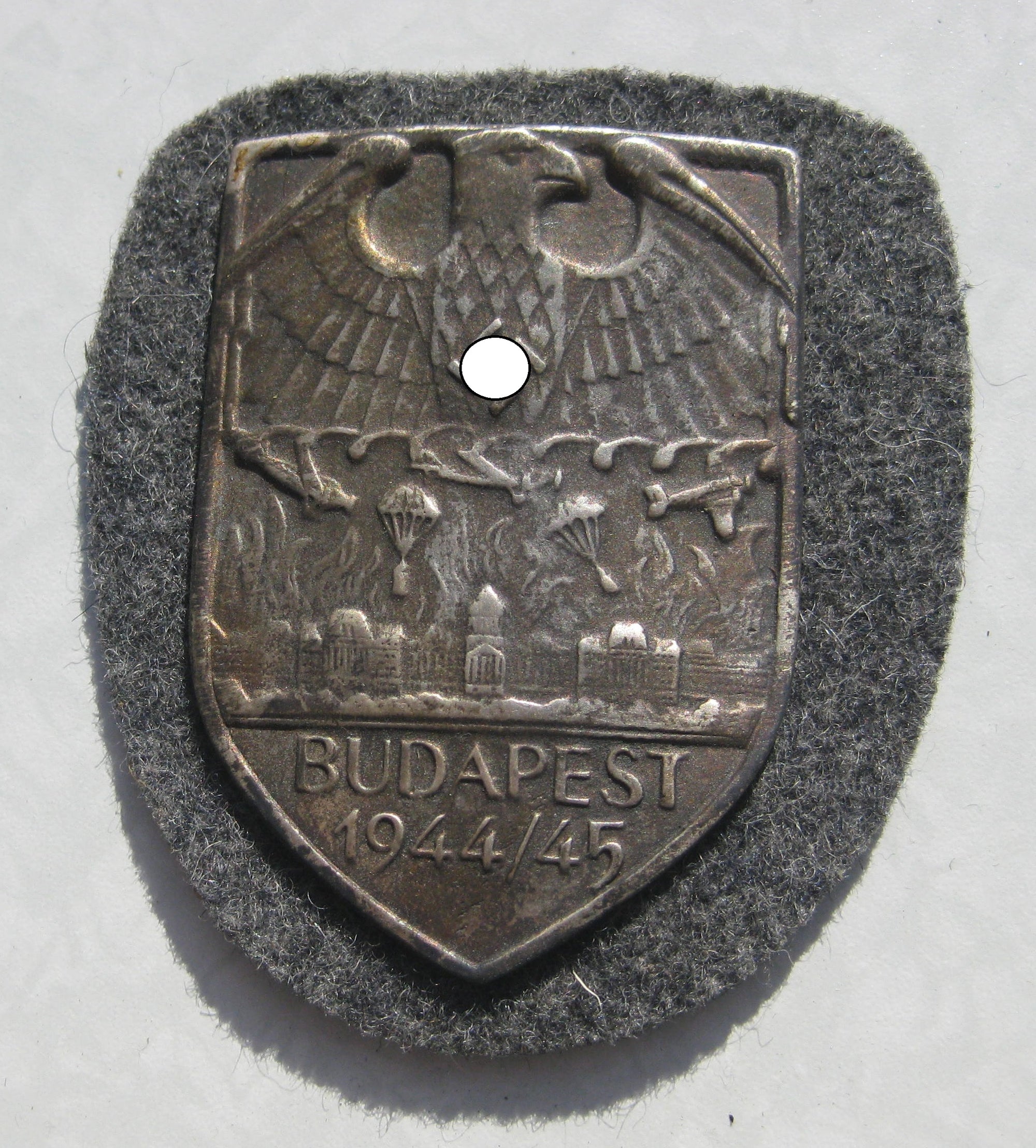 Budapestschild 1944 - 1945 -Sammleranfertigung-