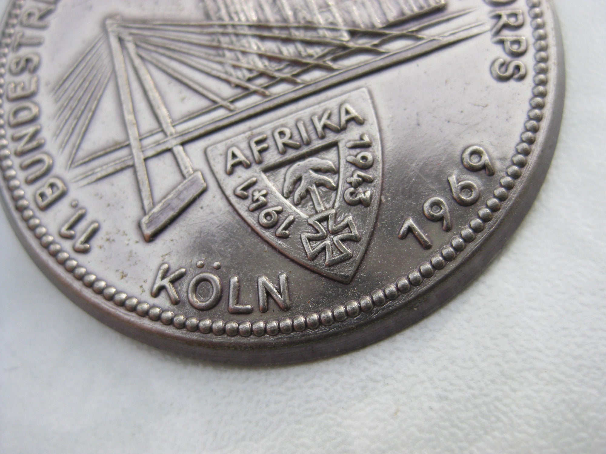Erinnerungsabzeichen Afrikakorpstreffen in Köln  MINT CONDITION