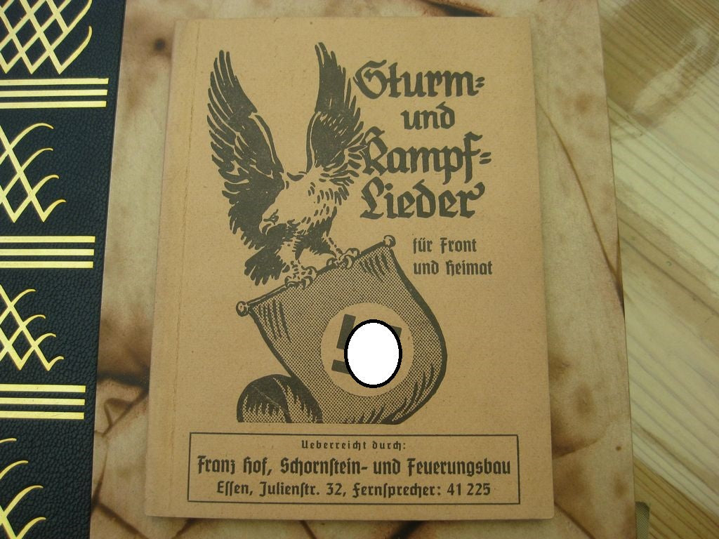Originalausgabe Heft / Buch Sturm und Kampflieder für Front und Heimat