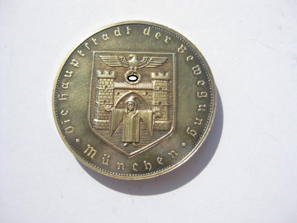 NSDAP Treuemedaille Ehrenzeichen Ehrenmedaille München in Gold