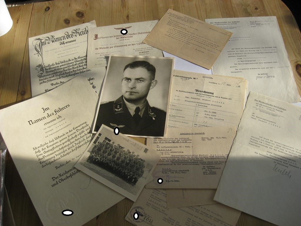 Verleihungsukunden Dokumente Luftwaffe Reichsluftfahrtministerium (RLM) Berlin Hildesheim