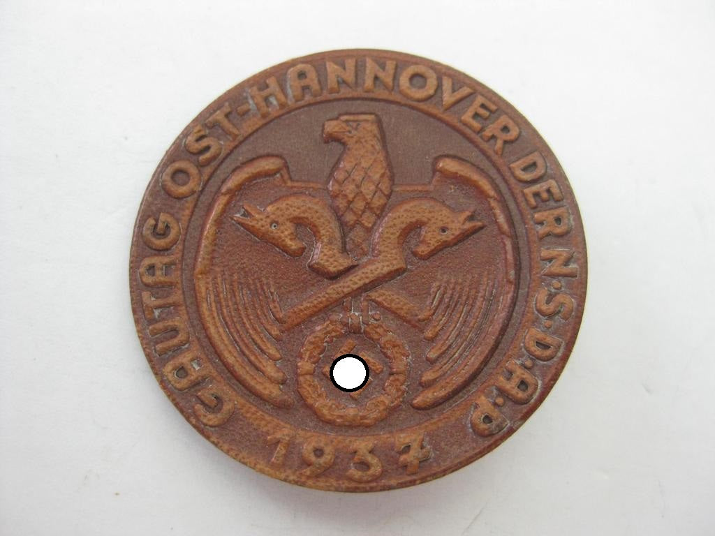 Abzeichen Gautag der NSDAP Hannover 1937