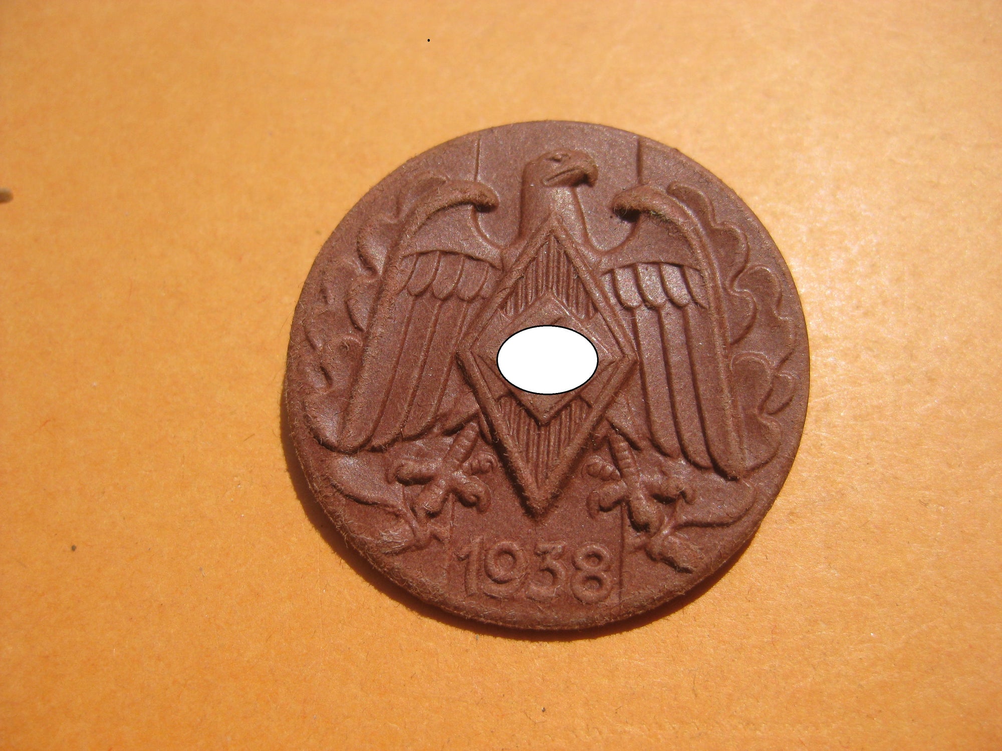 Veranstaltungsabzeichen Treffabzeichen Hitlerjugend (HJ) Abzeichen 1938