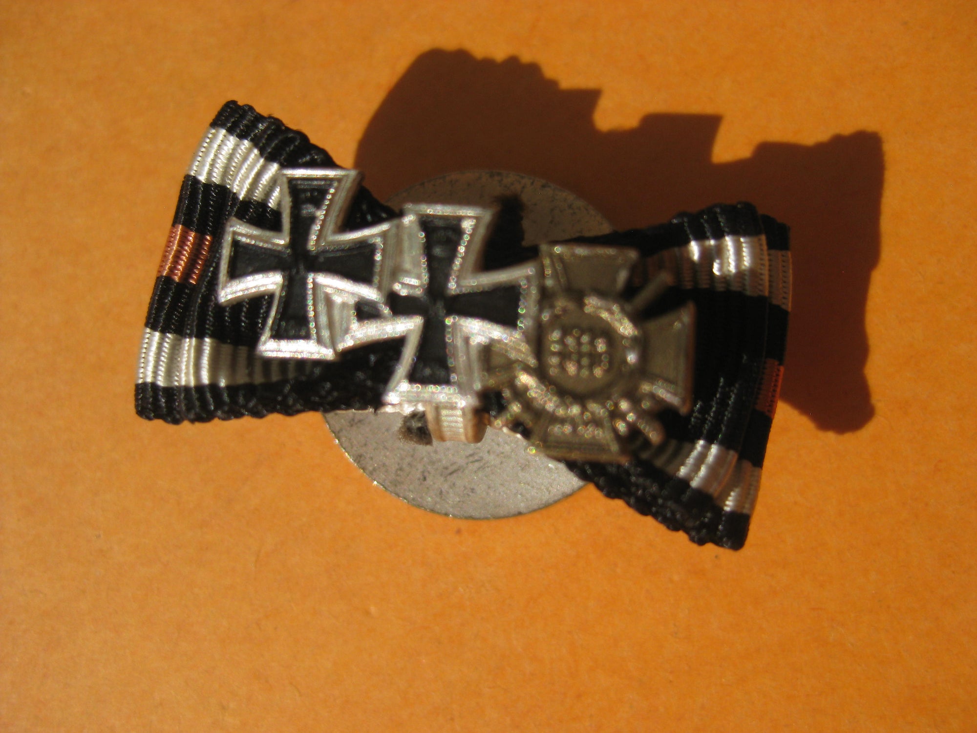 3er Knopflochschleife Feldspange Eisernes Kreuz 1914 Mint Condition