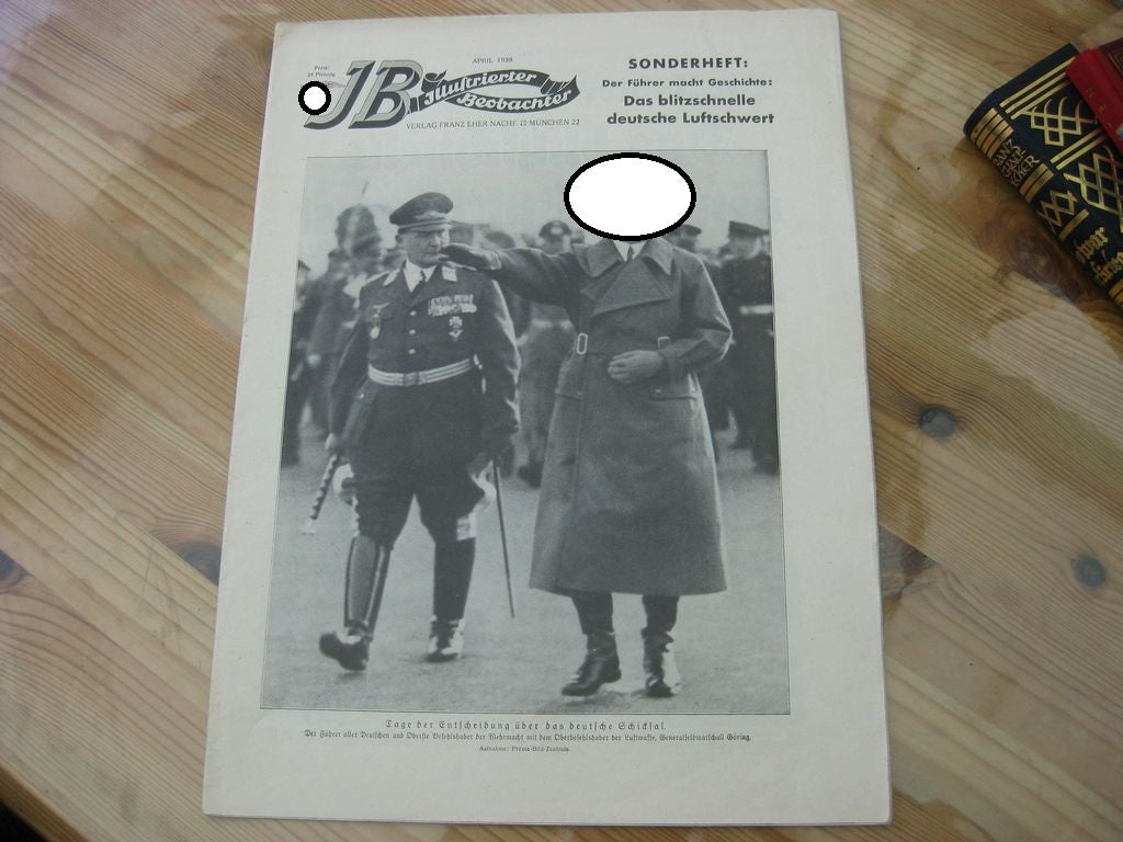 Buch HeftIllustrierter Beobachter Der Führer macht Geschichte Das blitzschnelle deutsche Luftschwert April 1938 Orden Uniform 3.Reich Wehrmacht
