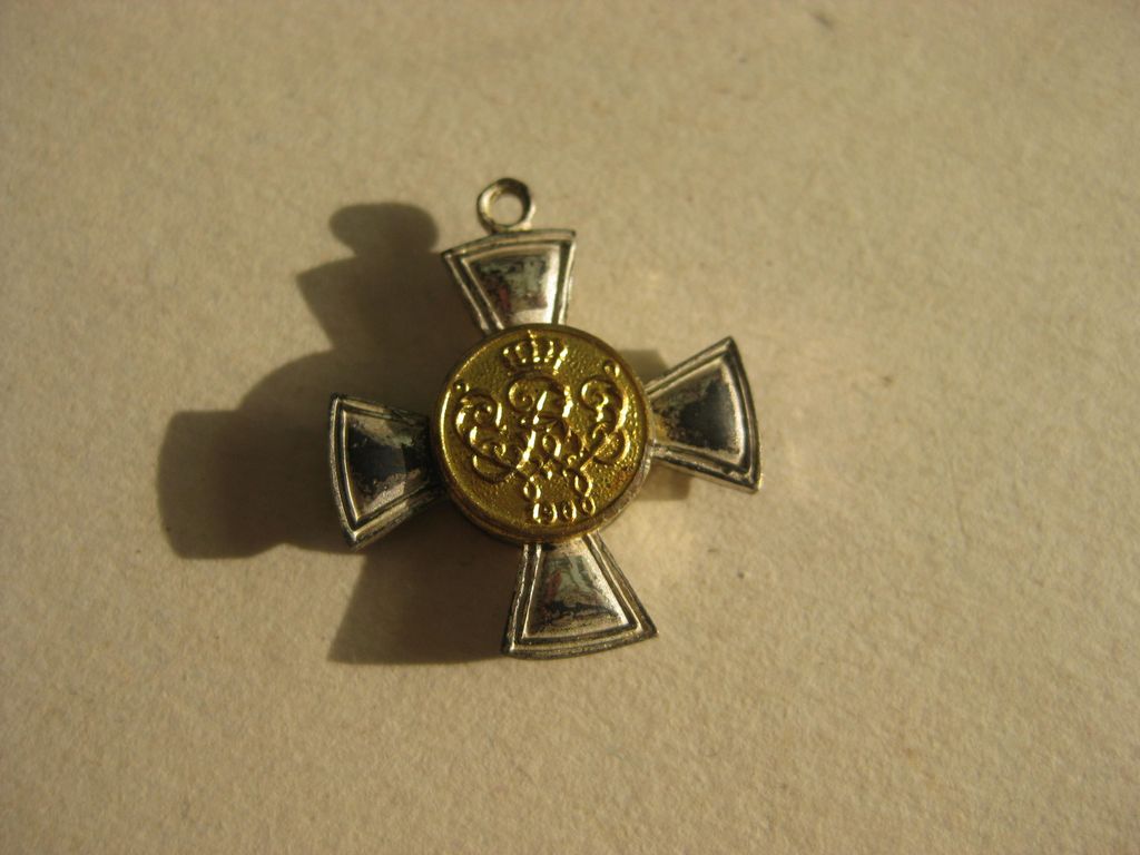 Miniatur Kreuz zum allgemeinen Ehrenzeichen Orden Kaiserreich Miniaturkettchen Miniaturkette Frackkette Eisenbahner
