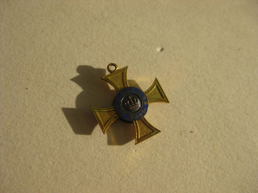 Miniatur Kreuz preußischer Kronenorden Kronen Orden Preußen Kaiserreich Miniaturkettchen Miniaturkette Frackkette