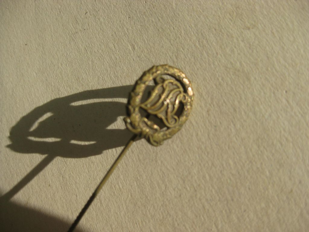 Sportabzeichen in Bronze (DRL) -Miniatur- des Hersteller: Steinhauer Orden 3.Reich Wehrmacht