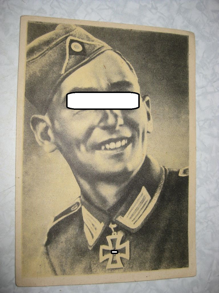 Postkarte Sammlerkarte Sammelbildchen Propagandakompanie Ritterkreuz des Eisernes Kreuz 1939 Wehrmacht Orden Postkarte