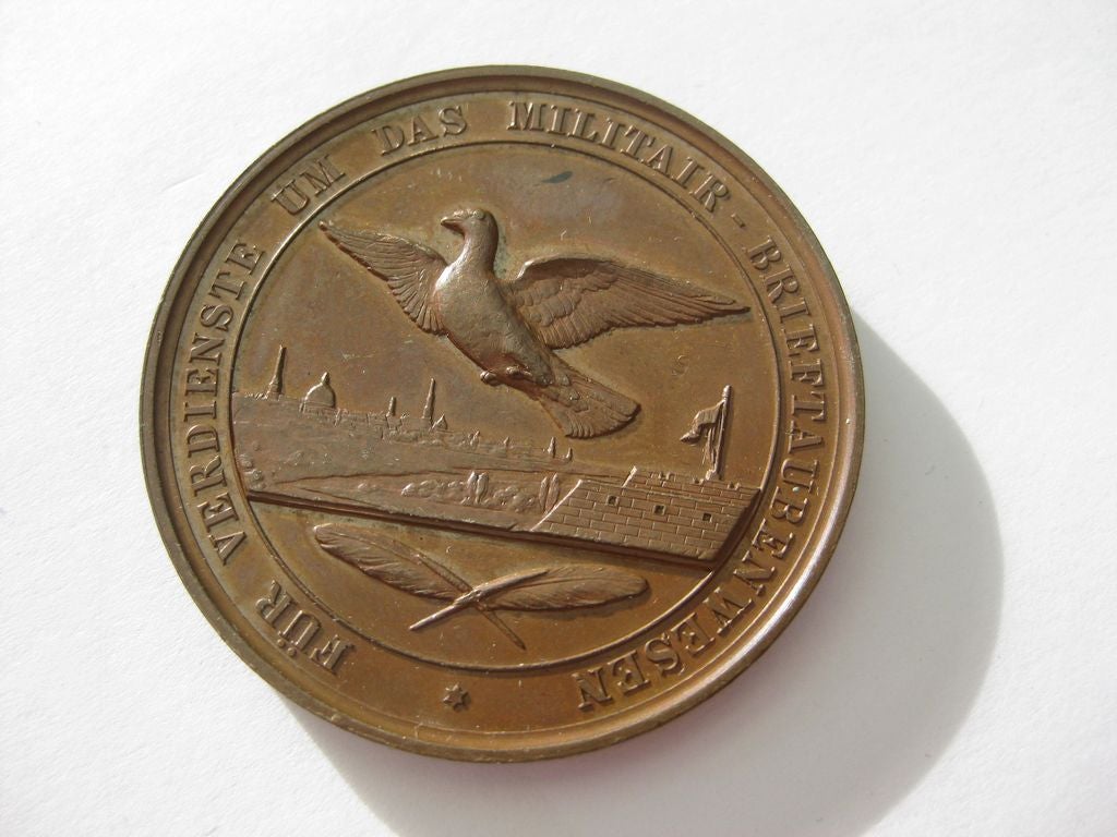 Medaille Militärbrieftaubenwesen -Preußen-