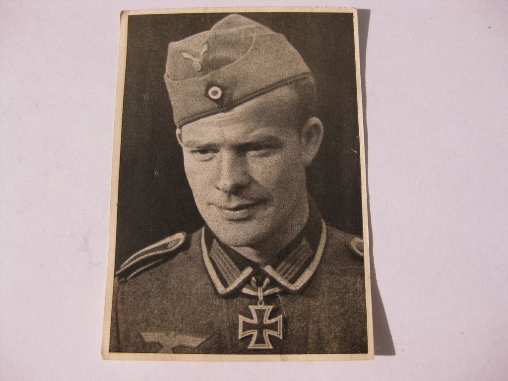 Sammlerkarte Sammelbildchen Propagandakompanie Ritterkreuz des Eisernes Kreuz Wehrmacht Orden