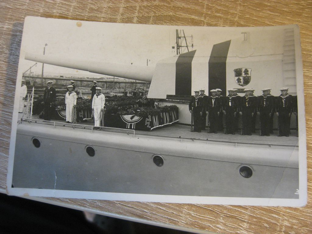Original Foto Panzerschiff DEUTSCHLAND später schwerer Kreuzer LÜTZOW deutsches Kriegsschiff Kriegsmarine spanischer Bürgerkrieg 1936 - 1939