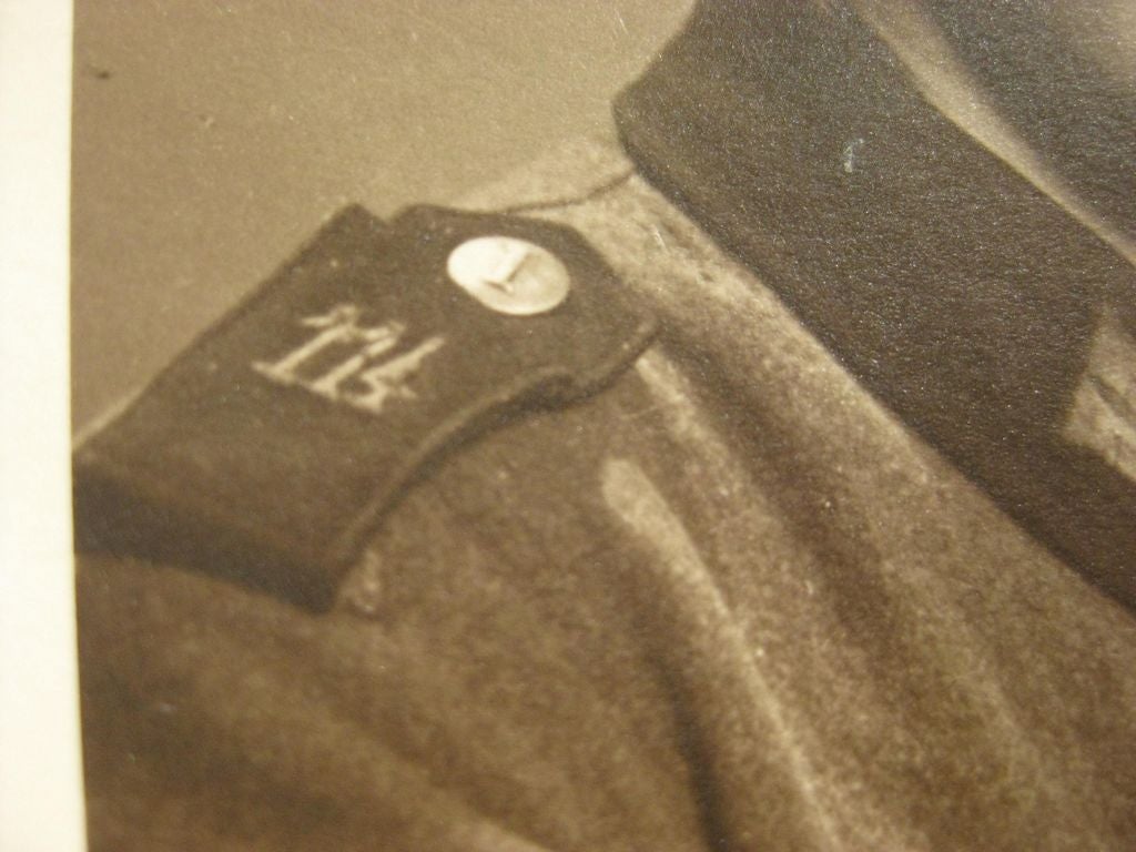Uniformfoto Soldat Infanterie Regiment 114 Elsenborn Wehrkreis VI