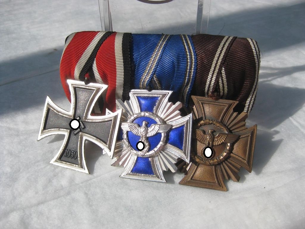 3er Ordensspange Eisernes Kreuz (EK2/39) !! Schinkelstück Schinkelform !! NSDAP Dienstauszeichnung für 15 und 10 Jahre Medaille Orden 3.Reich Wehrmacht