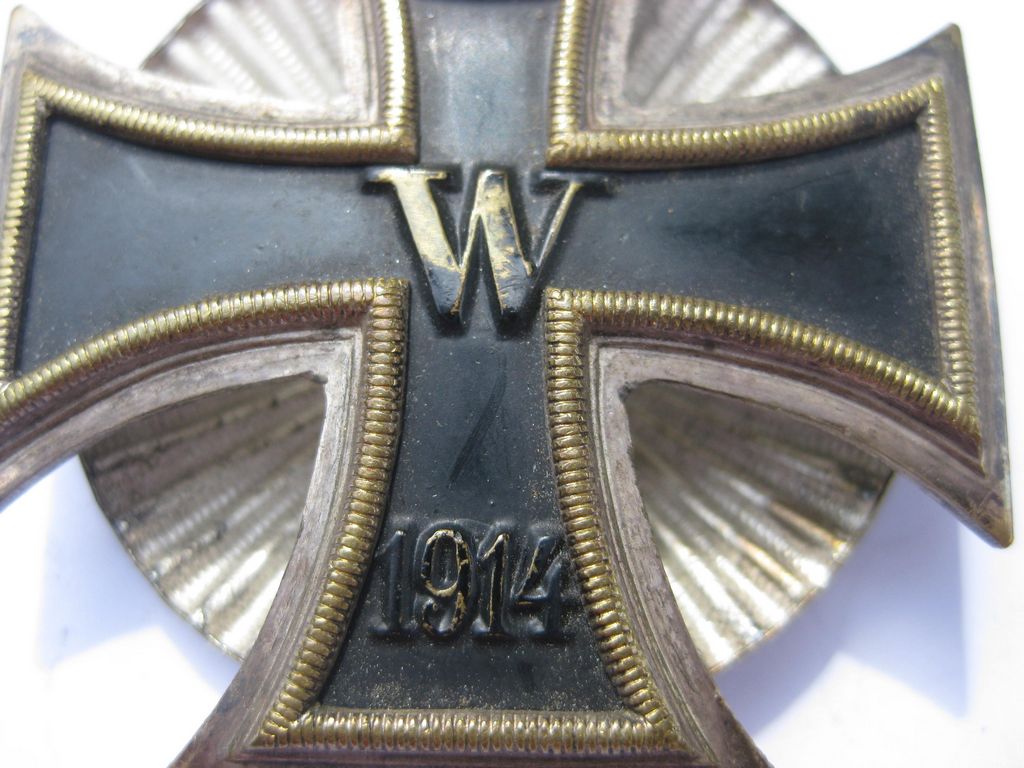 Eisernes Kreuz 1.Klasse von 1914 an SCHRAUBSCHEIBE (EK1)