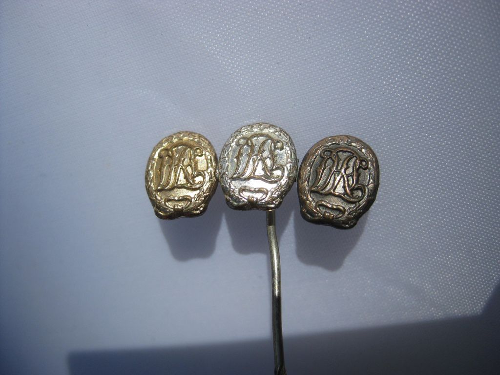 3er Spange DRL - Sportabzeichen in Gold Silber und Bronze als Miniatur Abzeichen Ordensspange