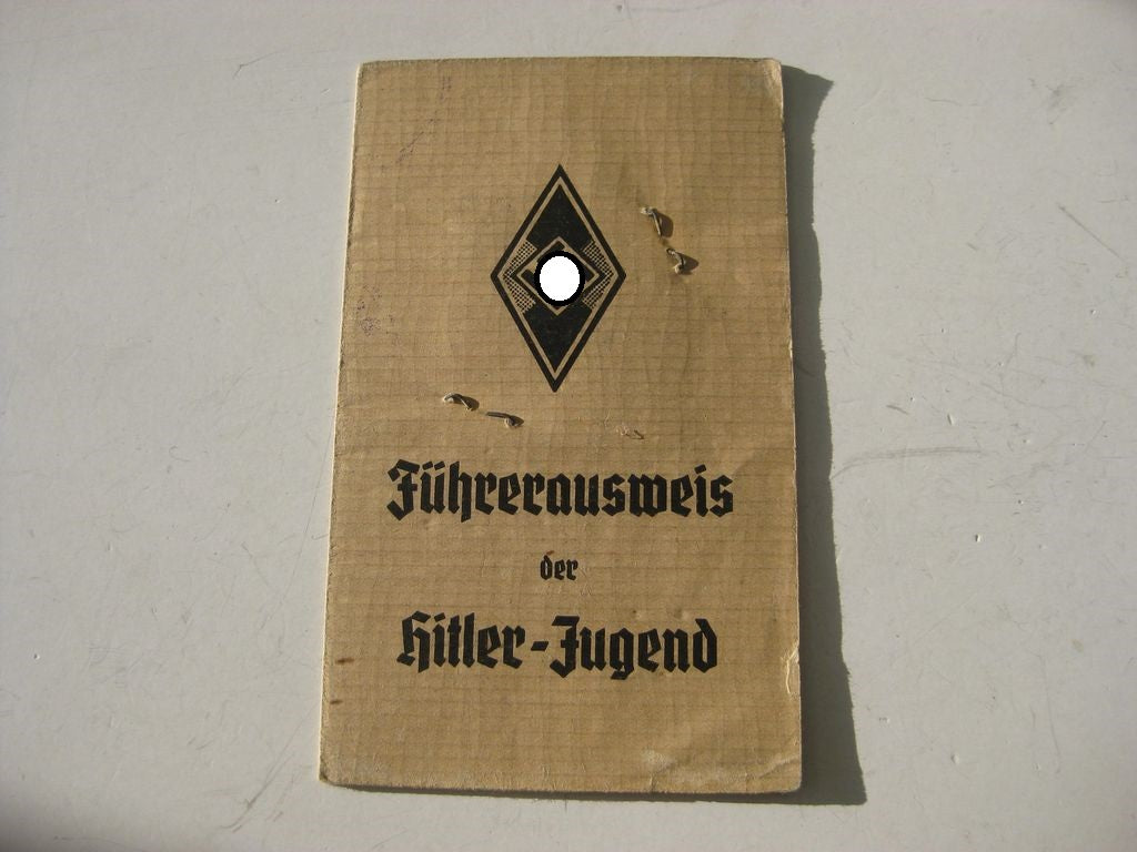 Mitgliedsausweis Hitlerjugend (HJ) - Führerausweis