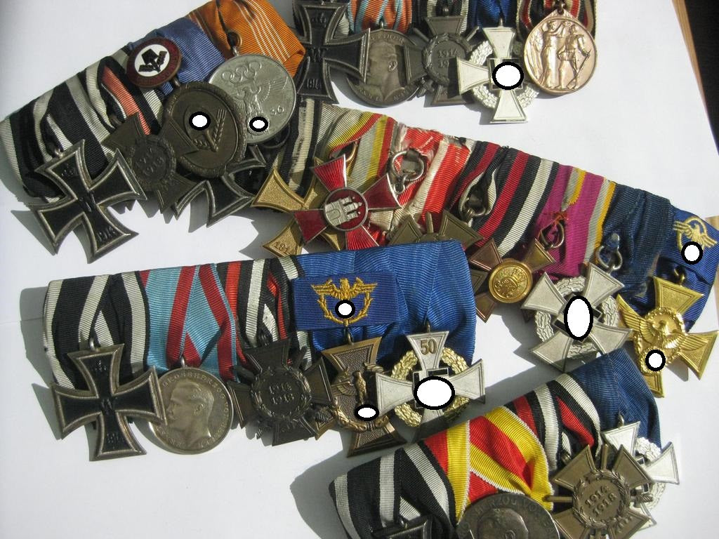 Ordensspangen / Feldspangen