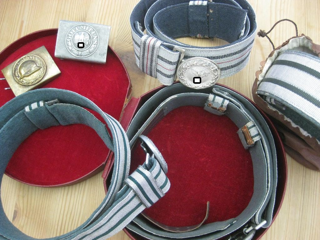 Koppelschlösser, Koppel und Feldbinden