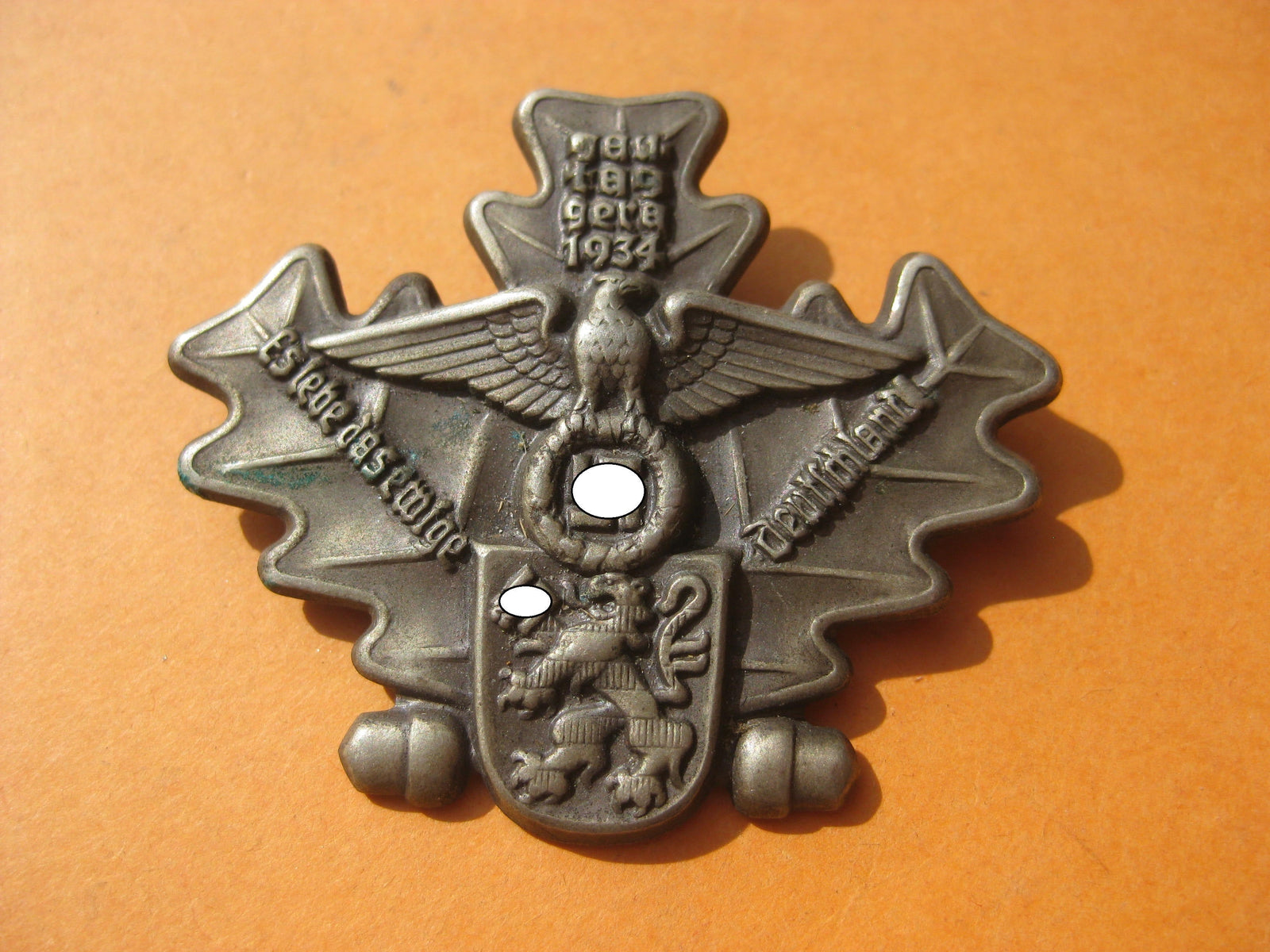 Abzeichen NSDAP Gautag  in Gera 1934 Thüringen