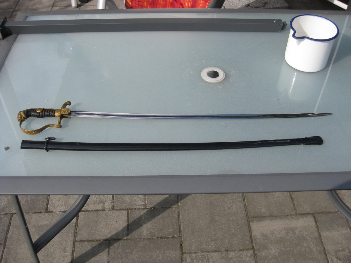 Offizierssäbel Säbel HEER Kaiserreich Königreich Preußen Hersteller: Carl Eickhorn Solingen Löwenkopfsäbel