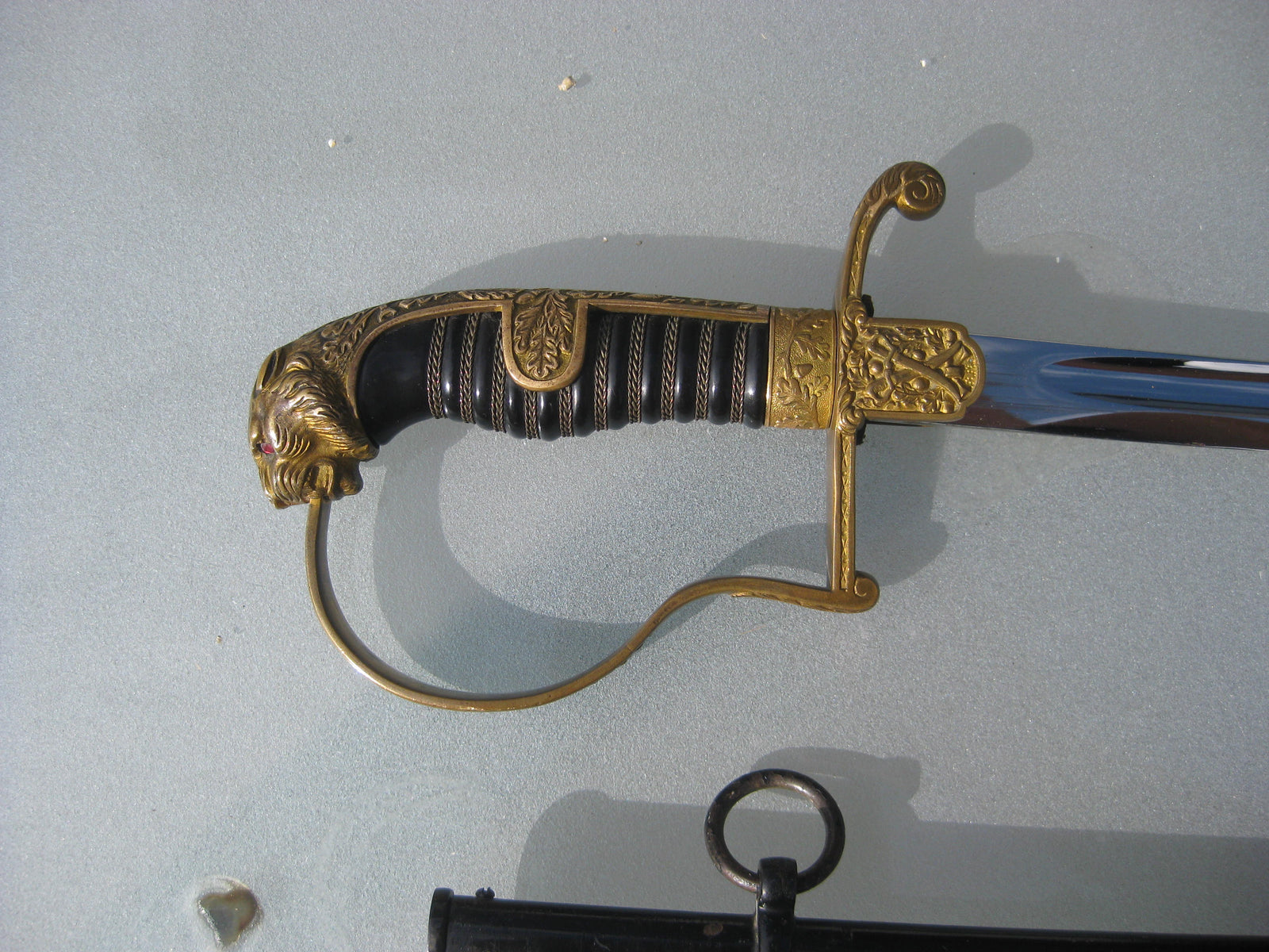 Offizierssäbel Säbel HEER Kaiserreich Königreich Preußen Hersteller: Carl Eickhorn Solingen Löwenkopfsäbel