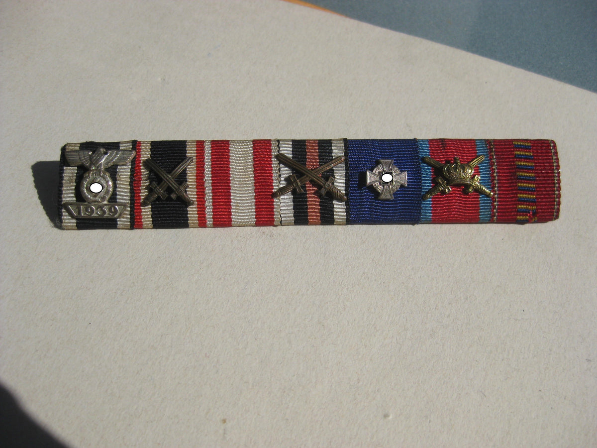 7er Feldspange / Miniatur Wiederholungsspange Eisernes Kreuz 1914 Ordensspange Preußen Kaiserreich &amp; Wehrmacht