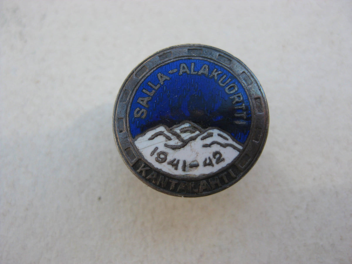 Finnland finnisches Abzeichen Salla - Alakuortti / Alakurtti 1941-42  KANTALAHTI