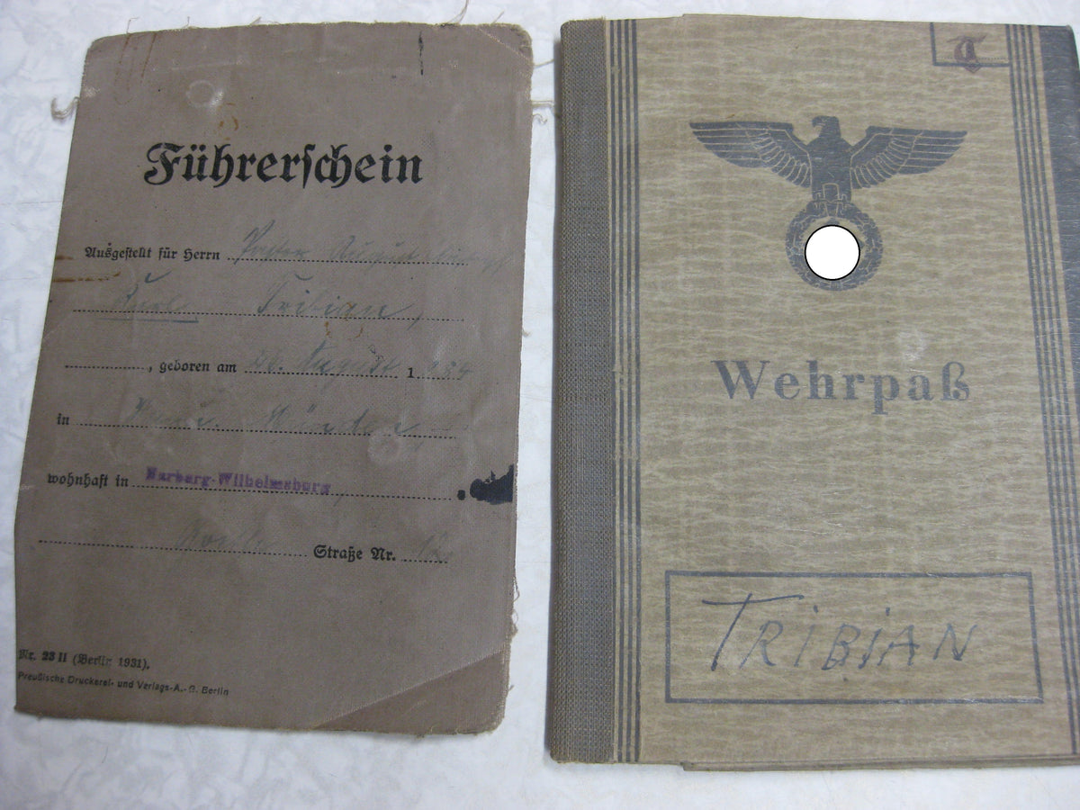 Wehrpaß Pastor Pfarrer Geistlicher Wehrmacht HAMBURG