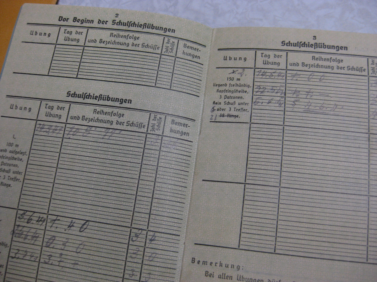 Wehrpaß Luftwaffe Flaktruppe Sachsen-Anhalt