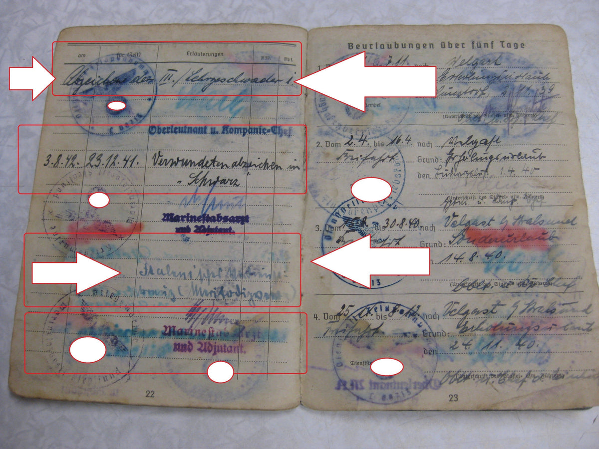 Soldbuch Wehrmacht Luftwaffe Afrikakorps