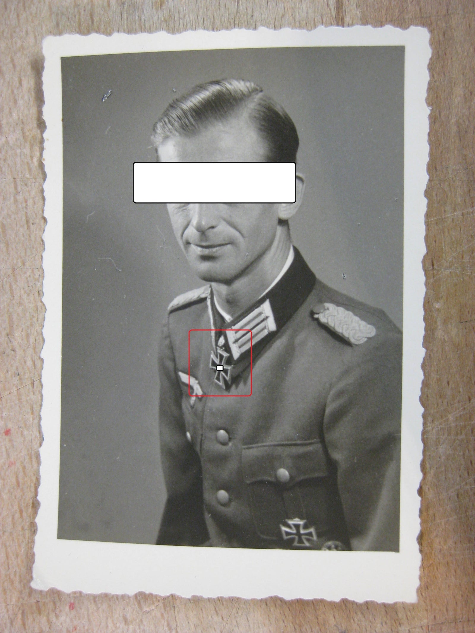 Extrem Seltenes Trägerfoto Sturmgeschütz Eichenlaubträgerfoto / Ritterkreuzträgerfoto