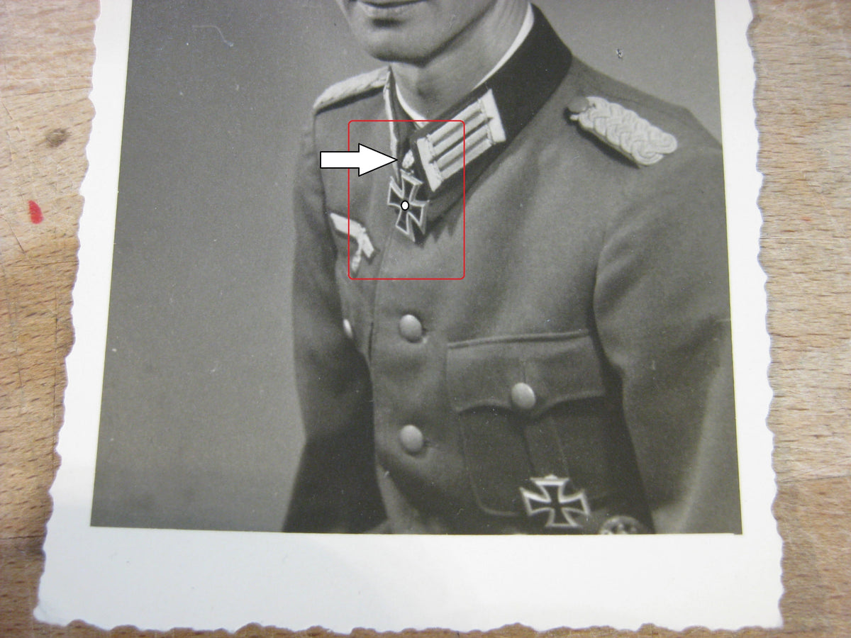 Extrem Seltenes Trägerfoto Sturmgeschütz Eichenlaubträgerfoto / Ritterkreuzträgerfoto