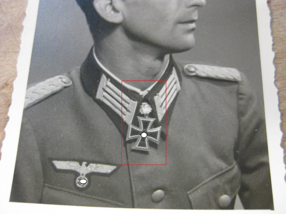 Extrem Seltenes Trägerfoto Sturmgeschütz Eichenlaubträgerfoto / Ritterkreuzträgerfoto