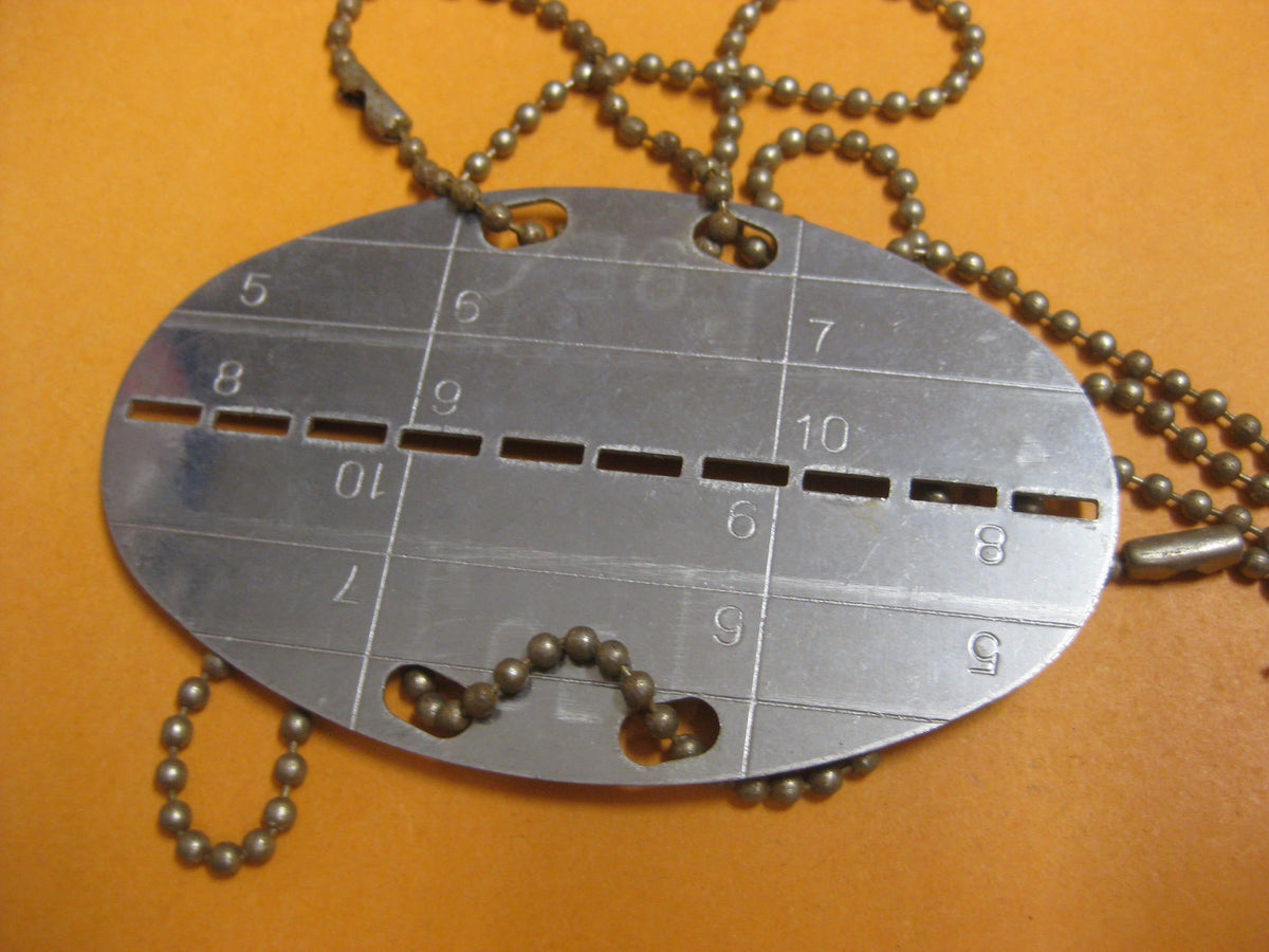 Erkennungsmarke KEIN Bodenfund !! 1000% alt und ORIGINAL Bundeswehr