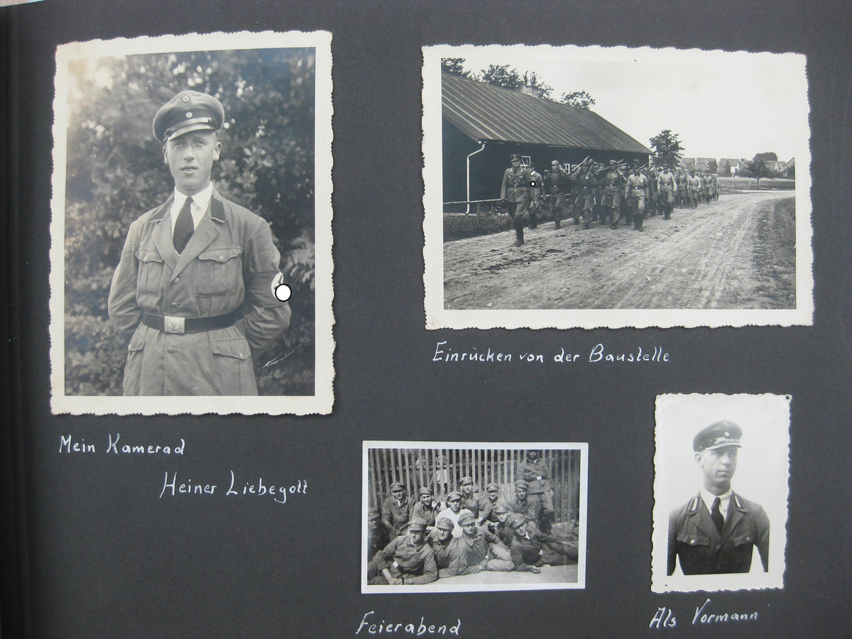 Fotoalbum RAD Reichsarbeitsdienst XXII Hessen-Nord freiwilliger Arbeitsdienst Hessen Rhön Wasserkuppe Kassel