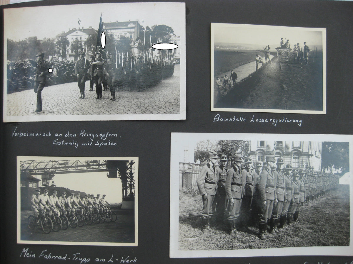 Fotoalbum RAD Reichsarbeitsdienst XXII Hessen-Nord freiwilliger Arbeitsdienst Hessen Rhön Wasserkuppe Kassel