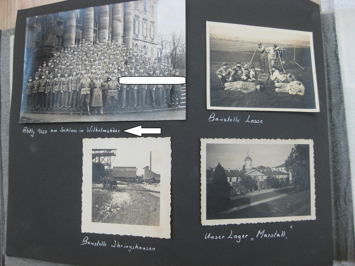 Fotoalbum RAD Reichsarbeitsdienst XXII Hessen-Nord freiwilliger Arbeitsdienst Hessen Rhön Wasserkuppe Kassel