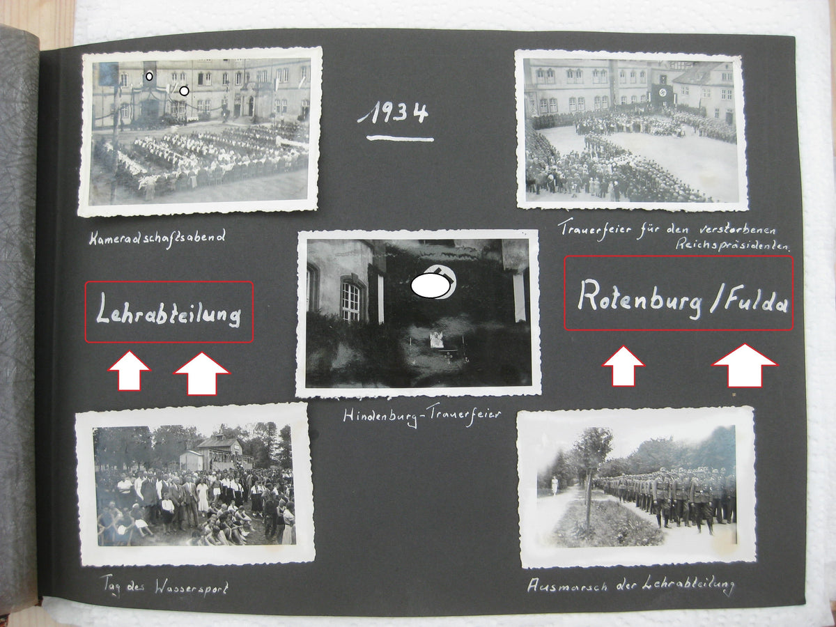 Fotoalbum RAD Reichsarbeitsdienst XXII Hessen-Nord freiwilliger Arbeitsdienst Hessen Rhön Wasserkuppe Kassel