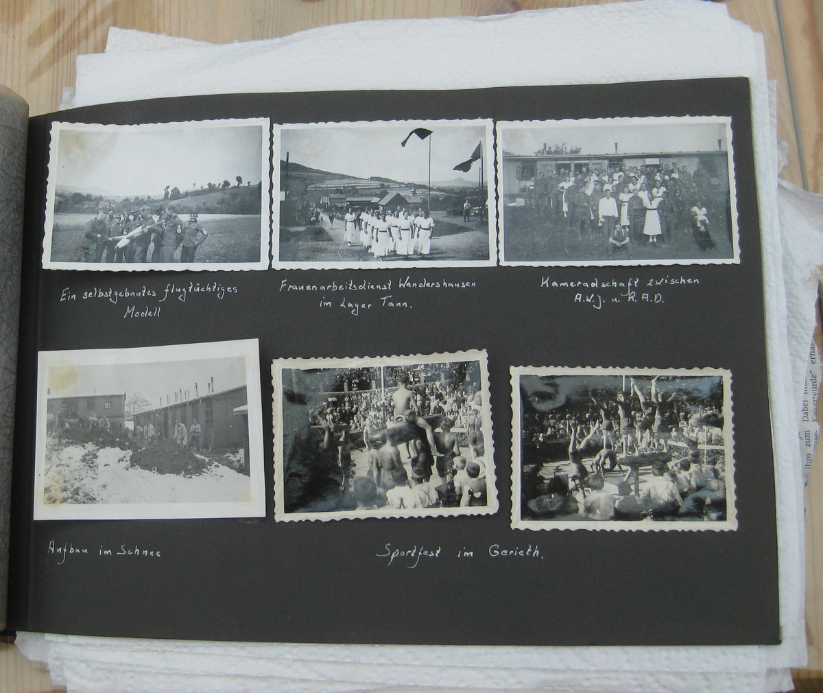 Fotoalbum RAD Reichsarbeitsdienst XXII Hessen-Nord freiwilliger Arbeitsdienst Hessen Rhön Wasserkuppe Kassel