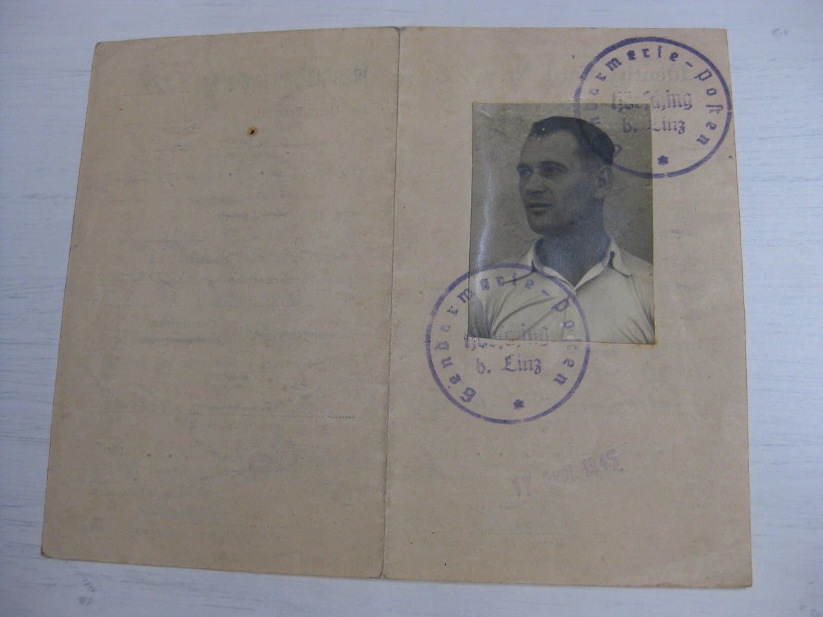 Verleihungsurkunden Rückwanderer Ausweis !! ehemaliger Fremdenlegionär !!