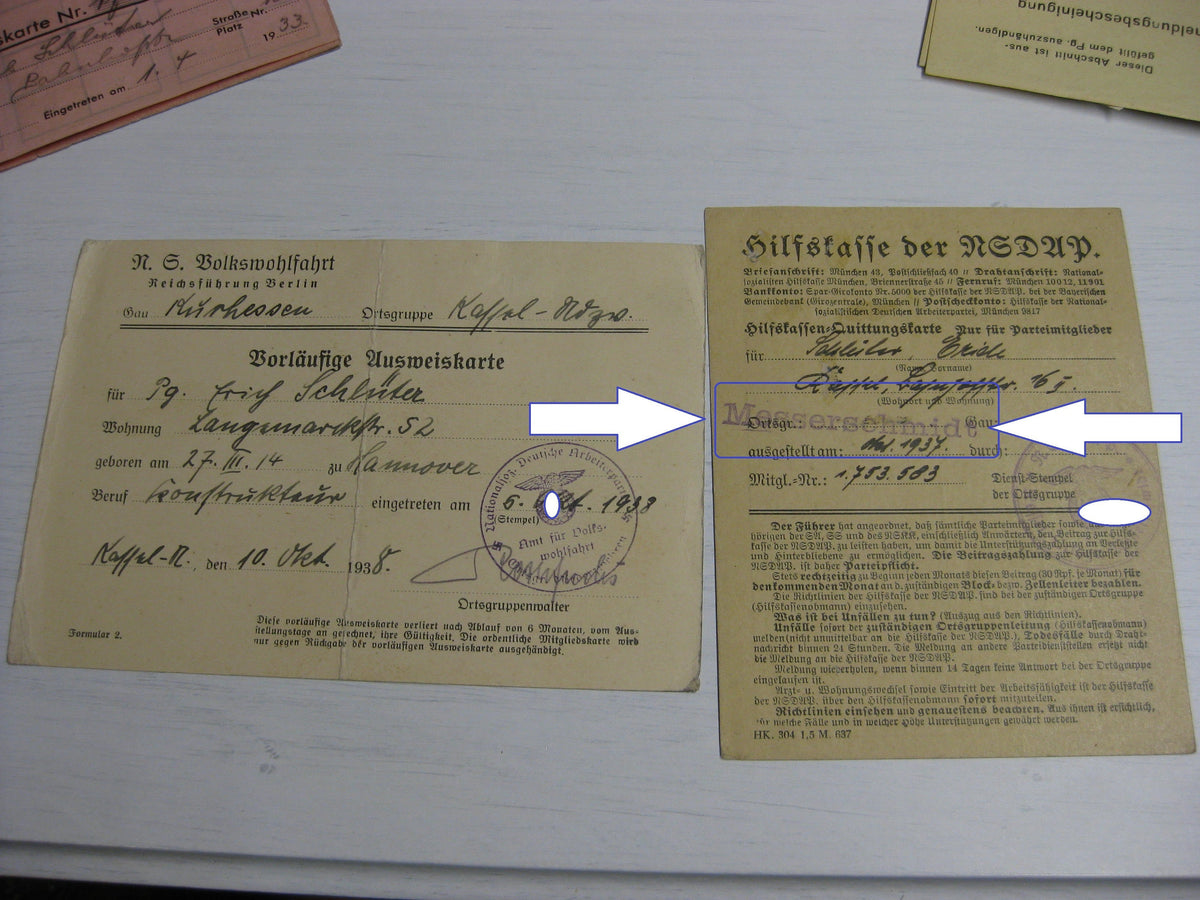 Besitzzeugnis Verleihungsurkunde Eisernes Kreuz Wehrmacht gefallen in Shitomir Russland Ostfront