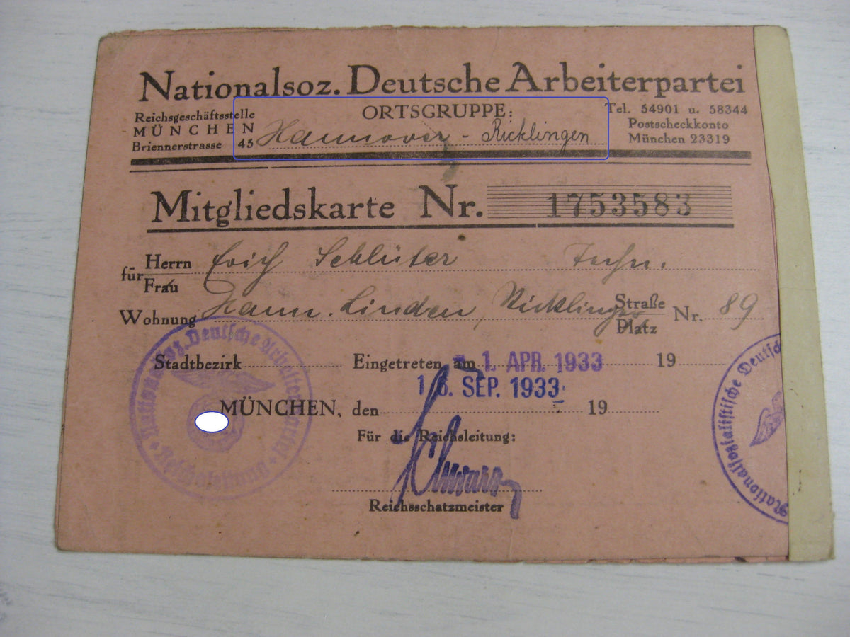 Besitzzeugnis Verleihungsurkunde Eisernes Kreuz Wehrmacht gefallen in Shitomir Russland Ostfront