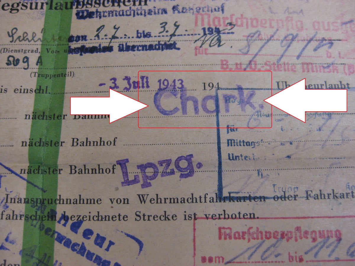 Besitzzeugnis Verleihungsurkunde Eisernes Kreuz Wehrmacht gefallen in Shitomir Russland Ostfront