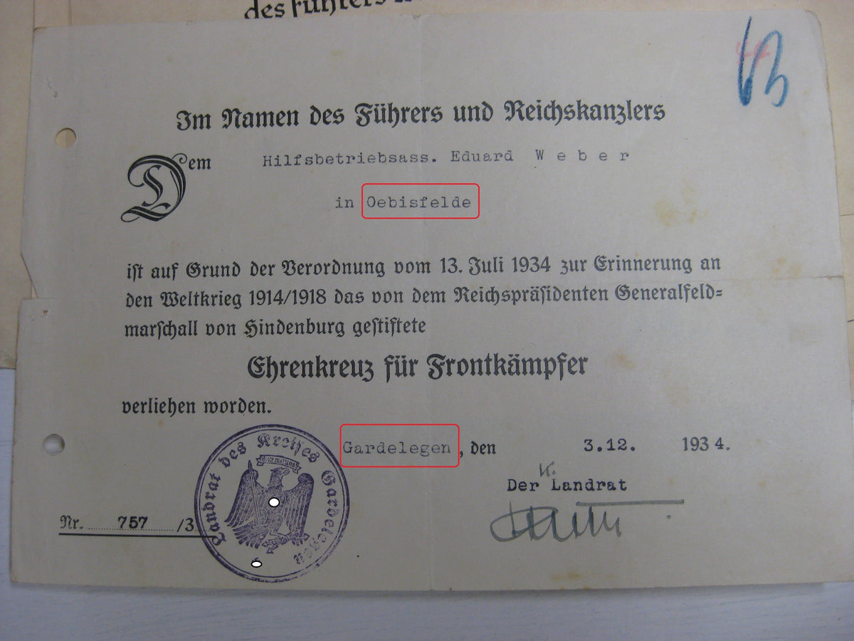 Dokumente Reichsbahn Hannover Sachsen Anhalt Eisenbahn !!Seltene Originalunterschrift!!