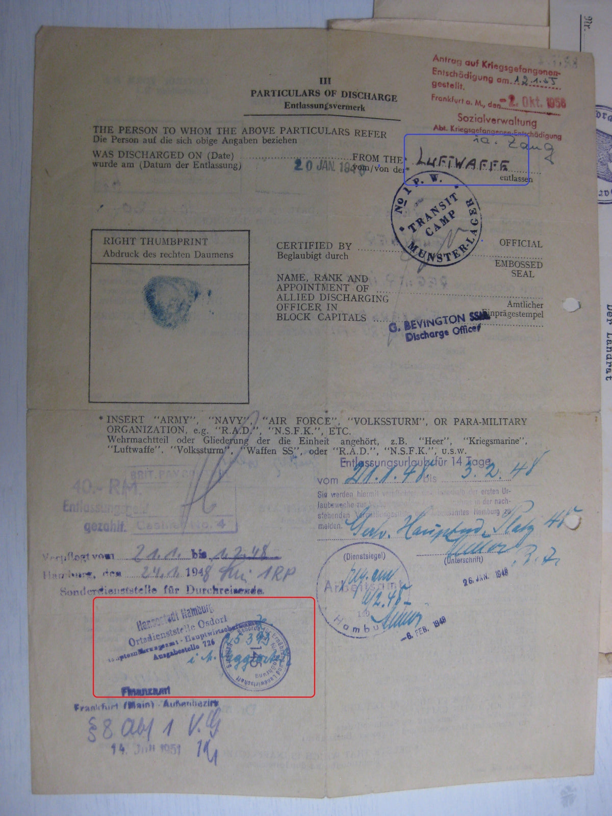 Dokumente Reichsbahn Hannover Sachsen Anhalt Eisenbahn !!Seltene Originalunterschrift!!